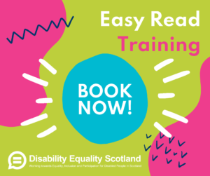 Easy Read Training - Book Now